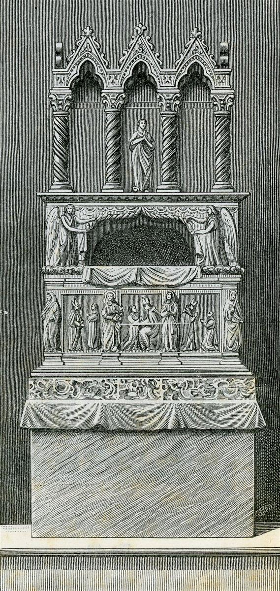 Giuseppe Barberis Mausoleo Di S. Ansovino Nella Cattedrale 1898 Fine Art Print