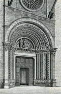 Giuseppe Barberis Mausoleo Porta Della Chiesa Di San Venanzio 1898 Fine Art Print