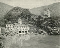 Giuseppe Barberis Badia Di San Fruttuoso 1892 Fine Art Print