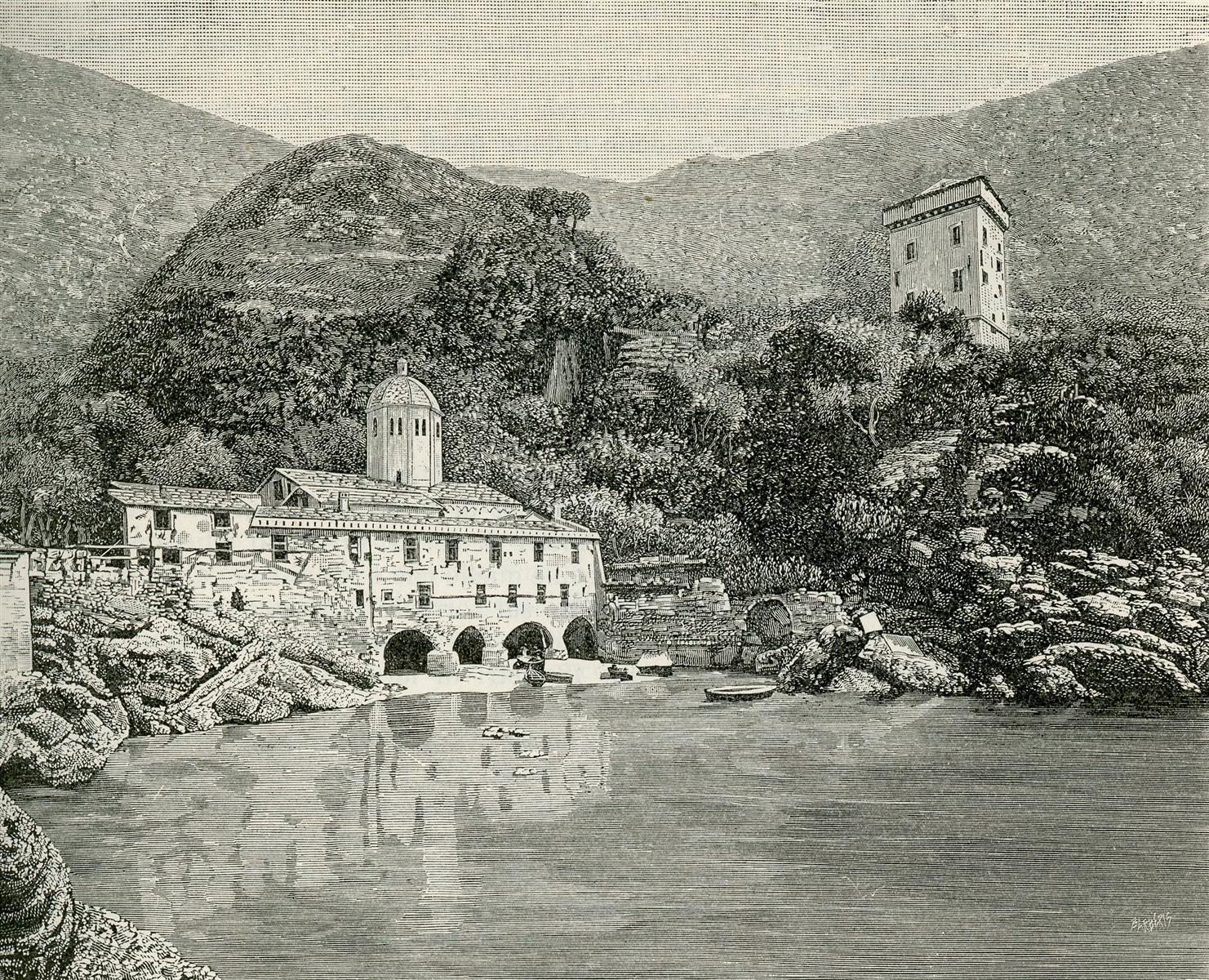 Giuseppe Barberis Badia Di San Fruttuoso 1892 Fine Art Print