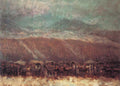 Laszlo Mednyanszky Camp 1919 Fine Art Print