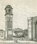 Giuseppe Barberis Campanile Del Duomo Di Castellamonte 1890 Fine Art Print