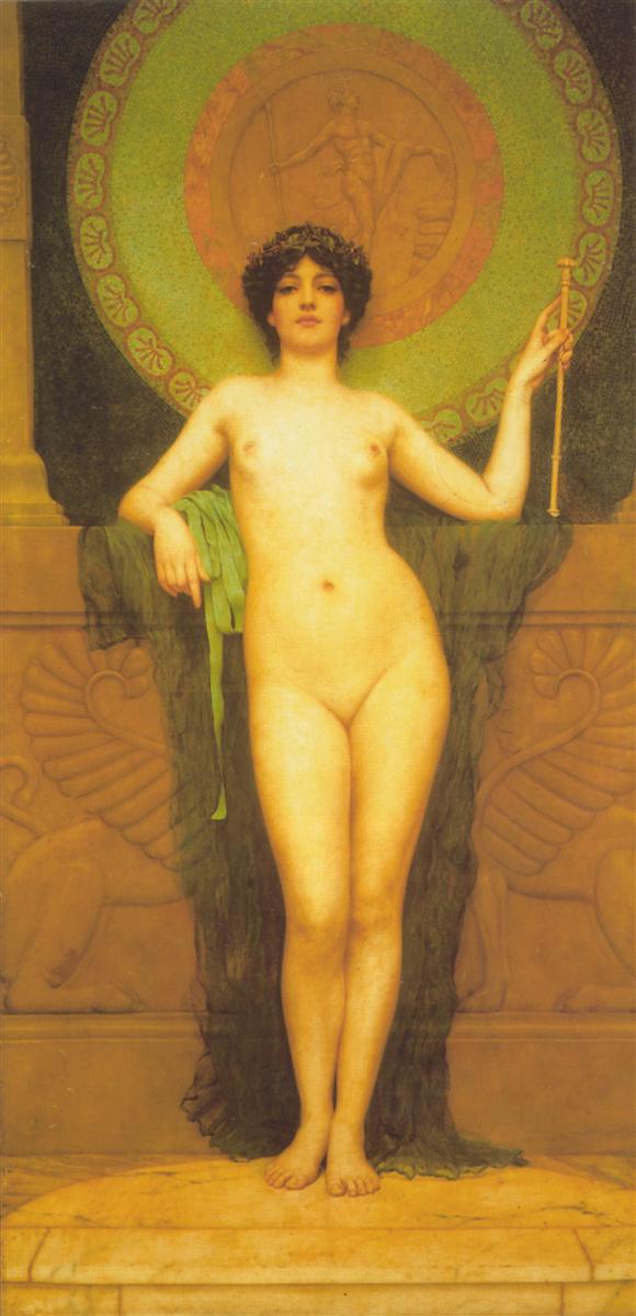 John William Godward Campaspe 1896 Fine Art Print
