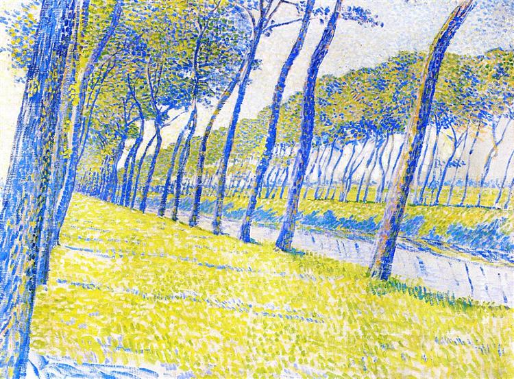 Theo van Rysselberghe Canal in Flanders 1894 Fine Art Print