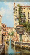 Antonietta Brandeis Canal in Venice with View of the Back of the Palazzo Rocca 1926 Fine Art Print