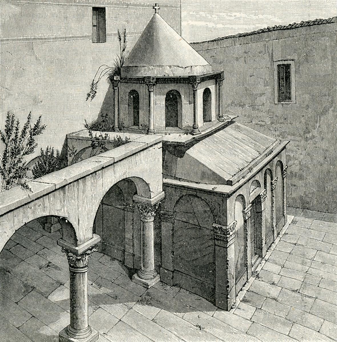 Giuseppe Barberis Mausoleo Di Boemondo, Accanto Al Lato Meridionale Della Cattedrale 1898 Fine Art Print