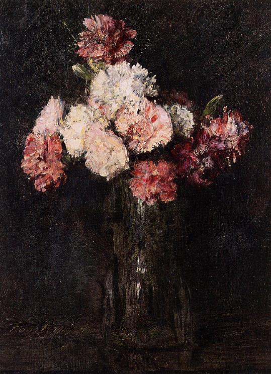Henri Fantin-Latour Carnations in a Champagne Glass 1874 Fine Art Print