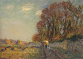 Gustave Loiseau Cart in an Autumn Landscape 1875 Fine Art Print