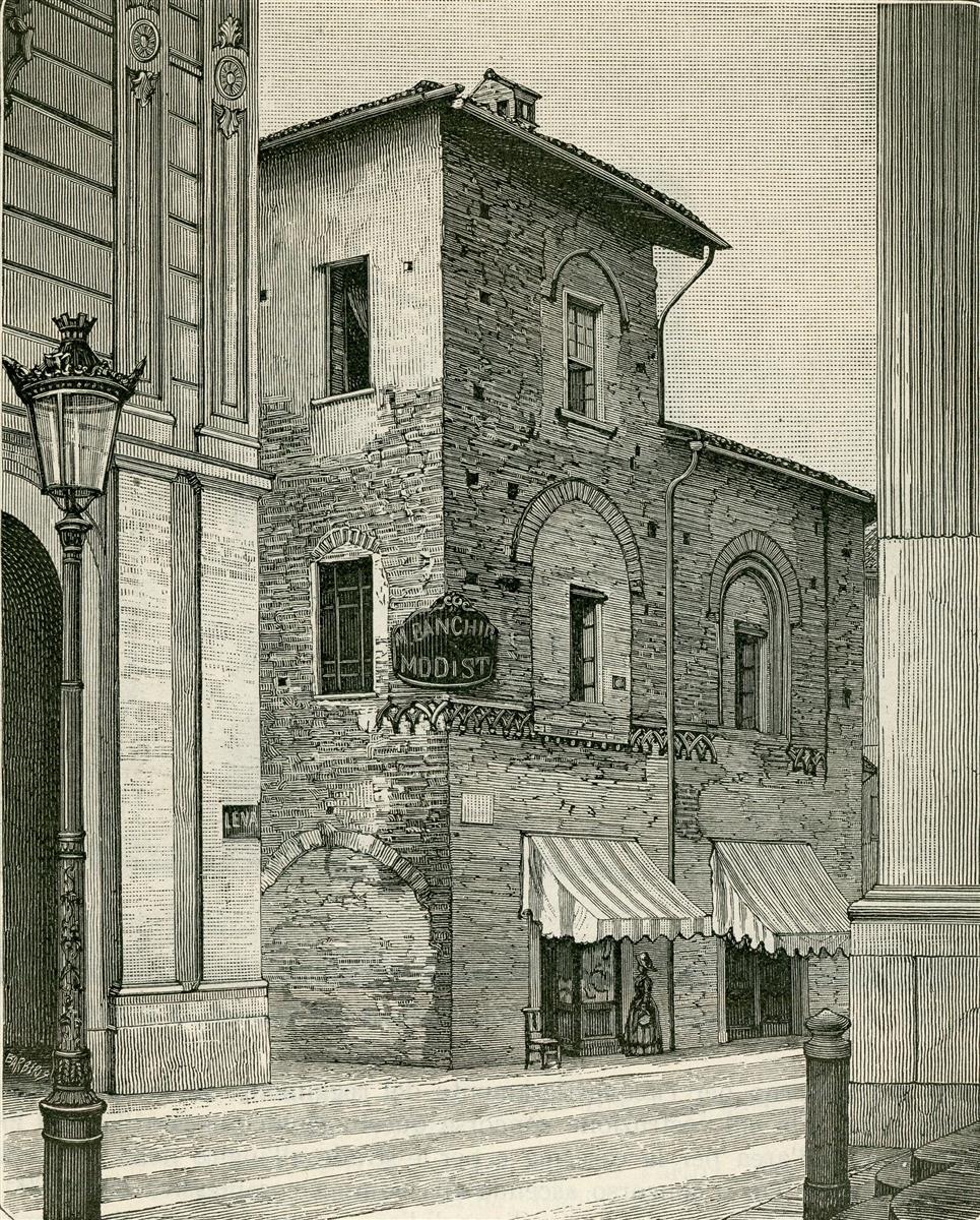 Giuseppe Barberis Casa Gotica in Tortona 1890 Fine Art Print