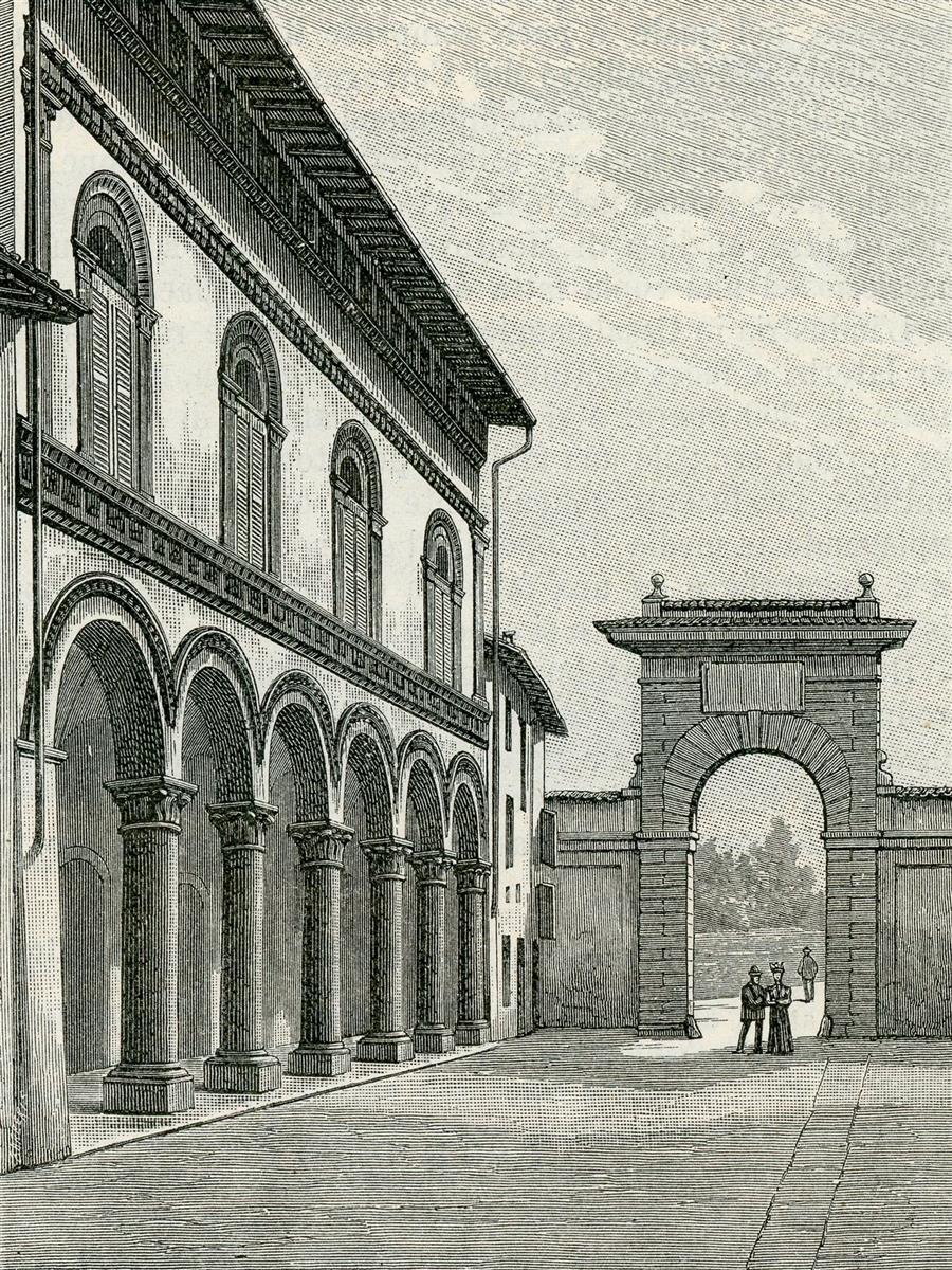 Giuseppe Barberis Casa Manganelli, in Via Baldesio 1899 Fine Art Print