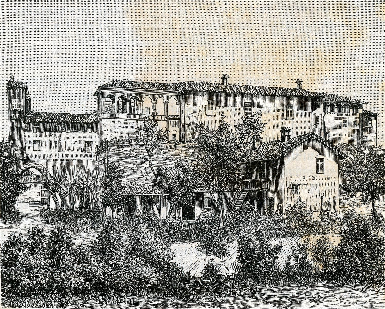 Giuseppe Barberis Castello Medioevale 1890 Fine Art Print