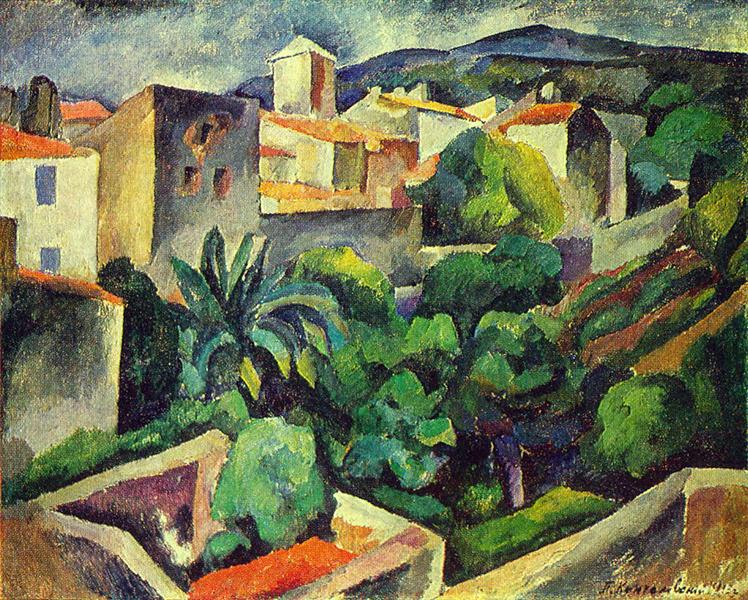 Pyotr Konchalovsky Cassis. The View from the Window. 1913 Fine Art Print