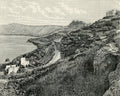 Giuseppe Barberis Veduta Del Paese E Del Lago 1894 Fine Art Print