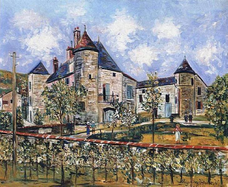 Maurice Utrillo Castle in Charente 1935 Fine Art Print