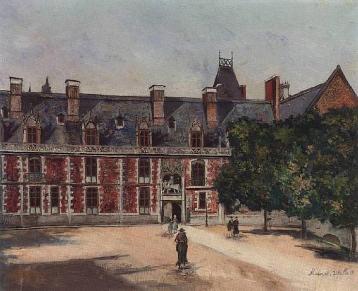 Maurice Utrillo Castle of Blois 1920 Fine Art Print