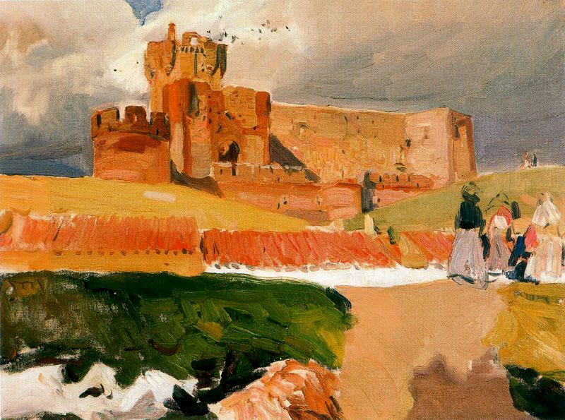 Joaquín Sorolla Castle of La Mota, Medina del Campo 1912 Fine Art Print