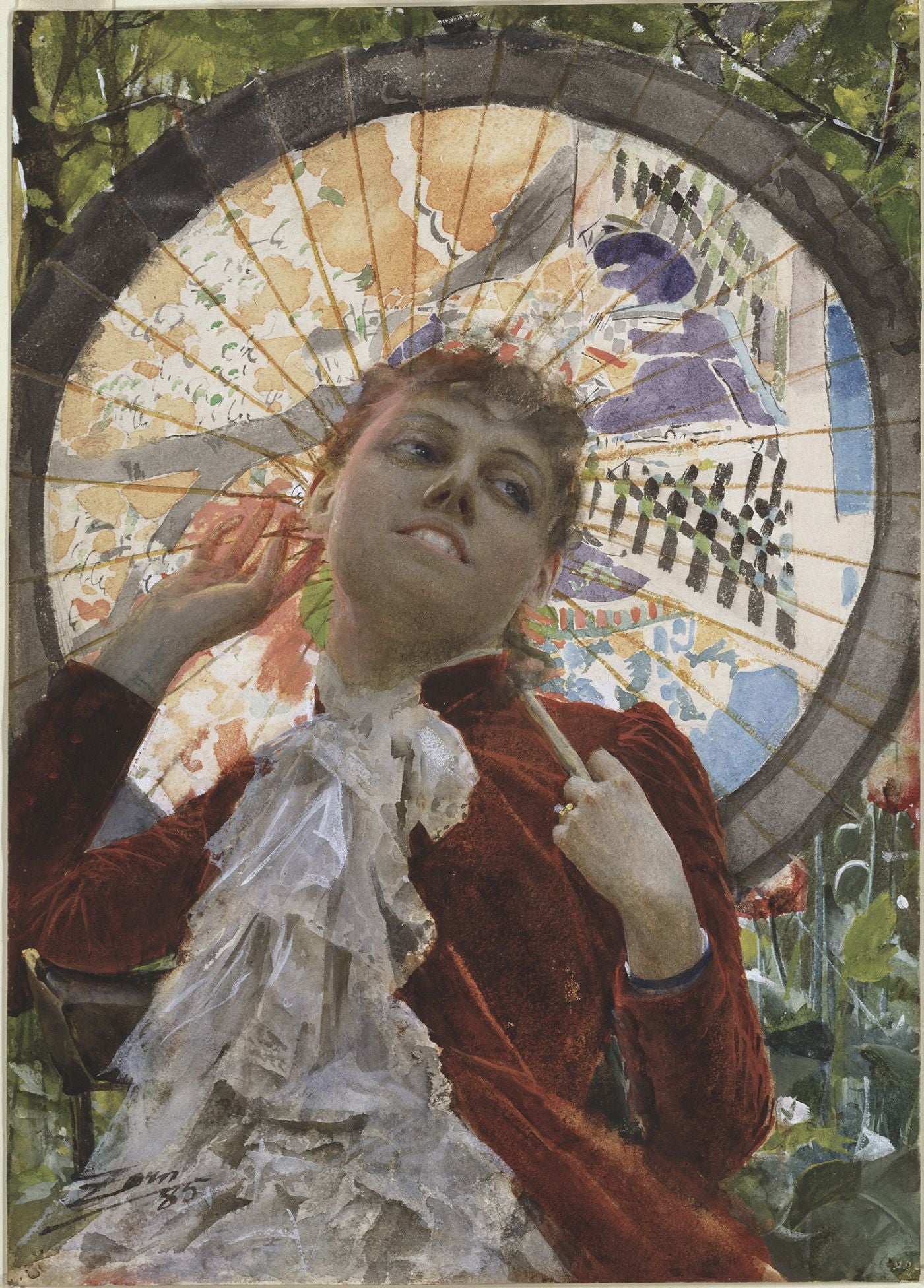 Anders Zorn Castles in the Air 1885 Fine Art Print