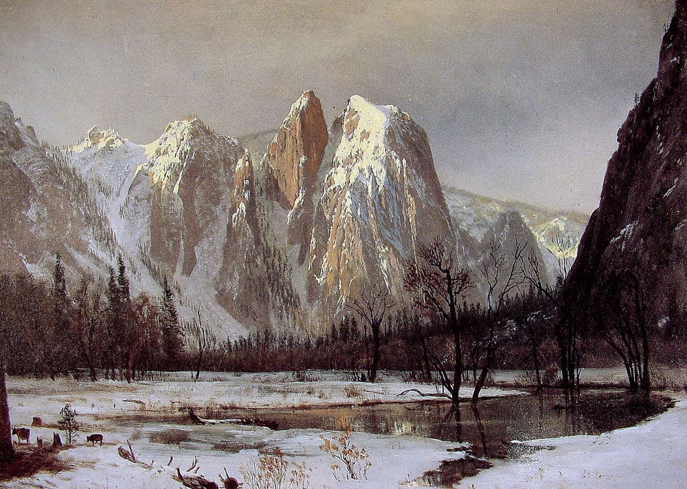 Albert Bierstadt Cathedral Rock, Yosemite Valley, California 1872 Fine Art Print