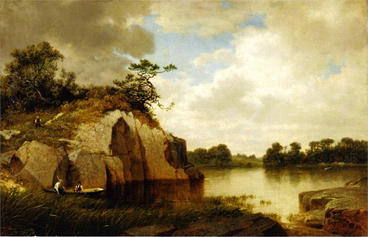 David Johnson Catnip Island, Near Greenwich, Connecticut 1879 Fine Art Print