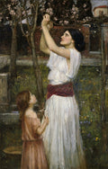 John William Waterhouse Gathering Almond Blossoms 1916 Fine Art Print