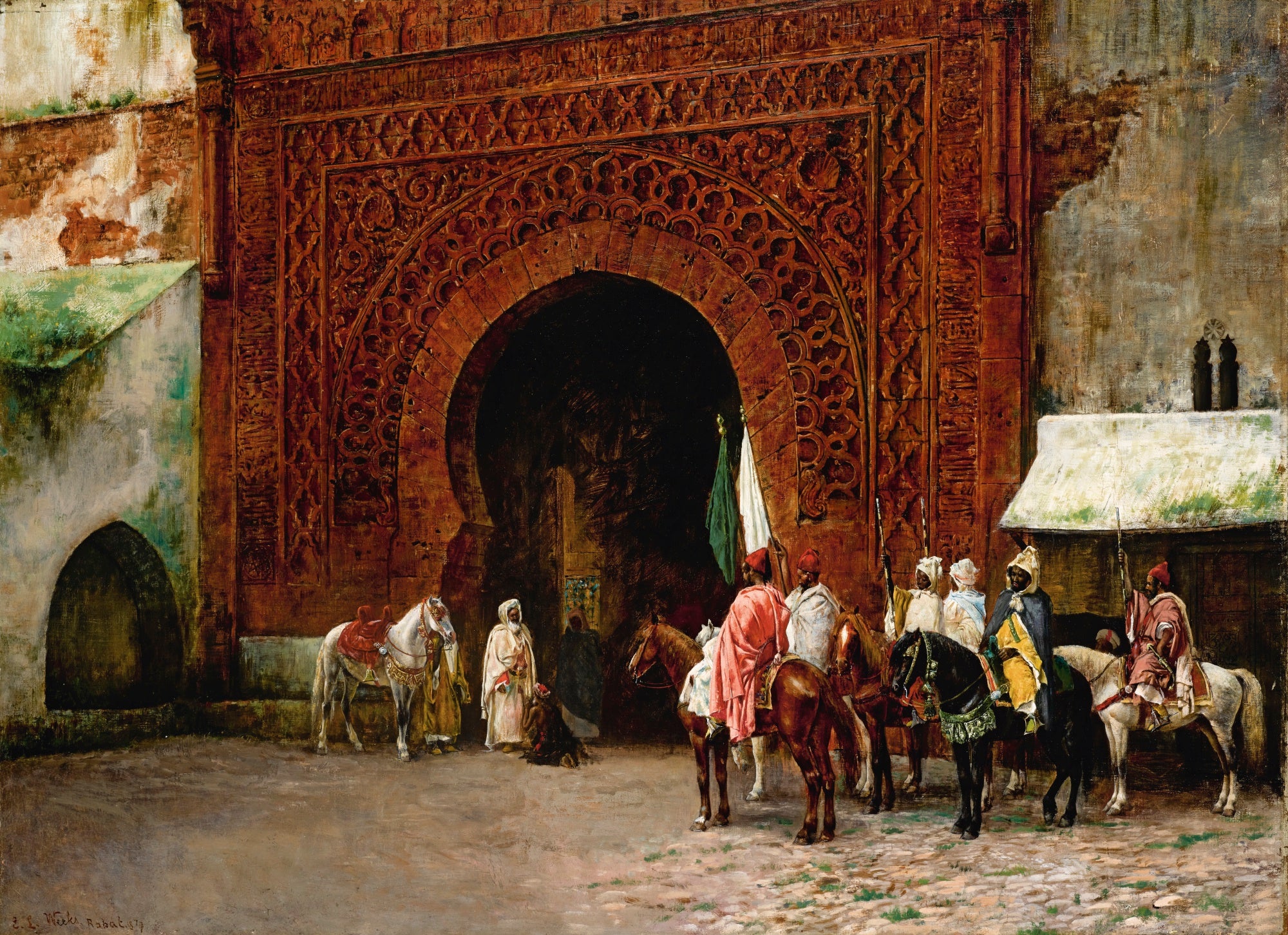 Edwin Lord Weeks Rabat 1879 Fine Art Print