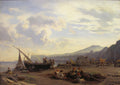 Oswald Achenbach Beach Scene 1859 Fine Art Print