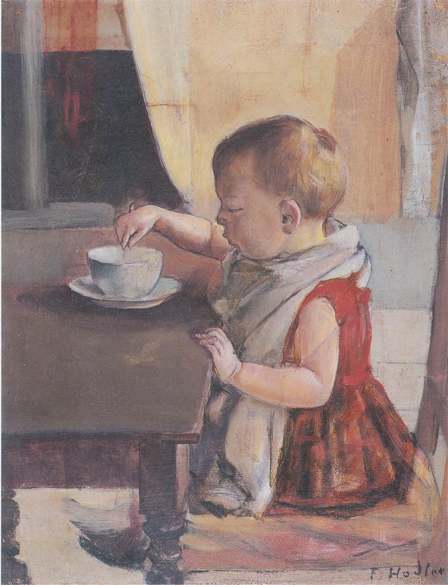 Ferdinand Hodler Child by the table 1889 Fine Art Print