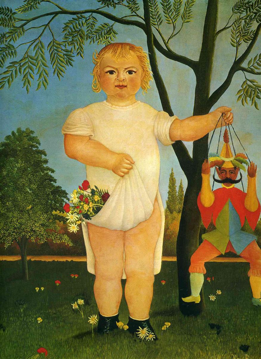 Henri Rousseau Child with a Puppet 1903 Fine Art Print