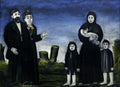 Niko Pirosmani Childless Millionaire and the Poor with Children 1910-1912 Fine Art Print