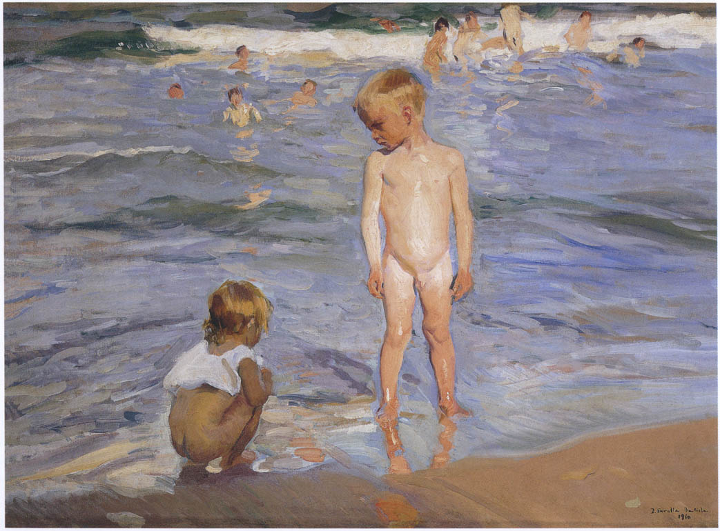 Joaquín Sorolla Children Bathing in the Afternoon Sun 1910 Fine Art Print