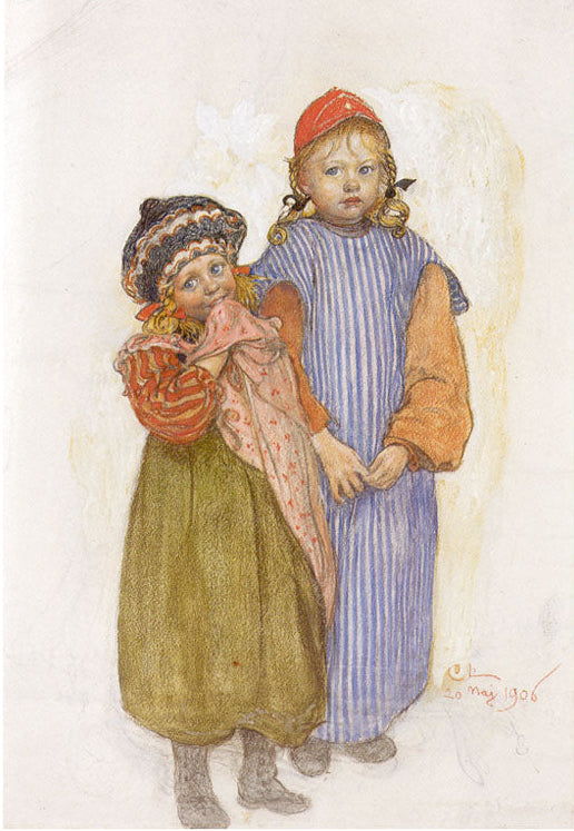 Carl Larsson Children of the carpenter Helberg 1906 Fine Art Print