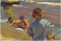 Joaquín Sorolla Children on the Beach, Valencia 1916 Fine Art Print