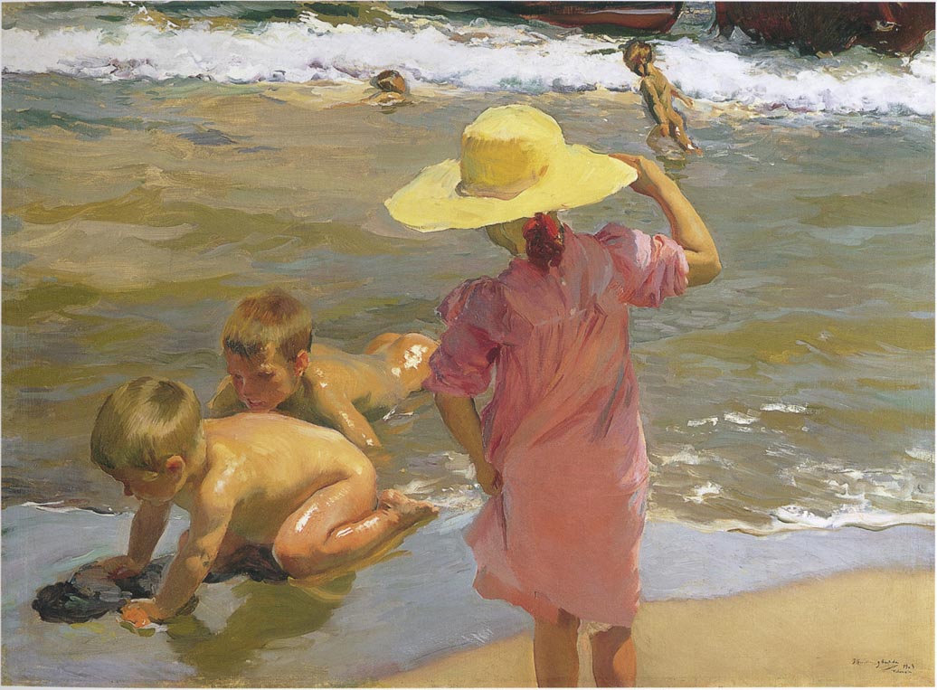 Joaquín Sorolla Children on the Seashore 1903 Fine Art Print