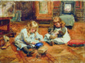 Konstantin Makovsky Children playing in the Workshop 1880 Fine Art Print