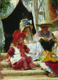 Konstantin Makovsky Children 1900 Fine Art Print