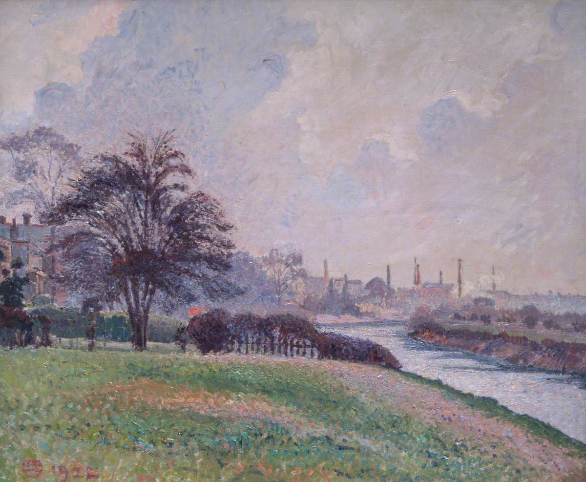 Lucien Pissarro Chiswick Mall 1922 Fine Art Print