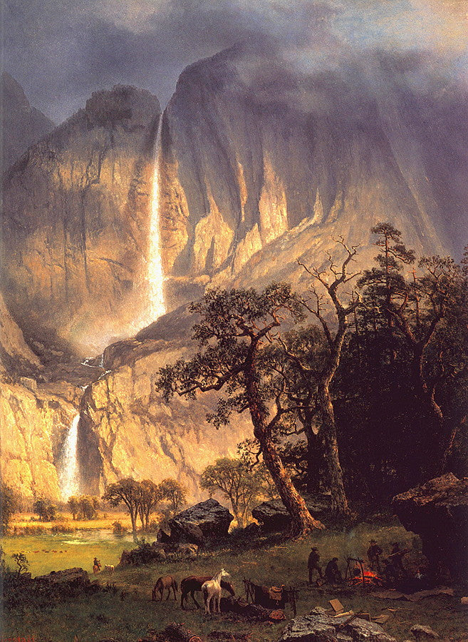 Albert Bierstadt Cho-looke, the Yosemite Fall 1864 Fine Art Print