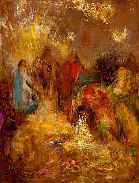 Odilon Redon Christ and His Desciples 1905 Fine Art Print
