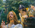 Jacek Malczewski Christ and Samaritan Woman #1 1909 Fine Art Print