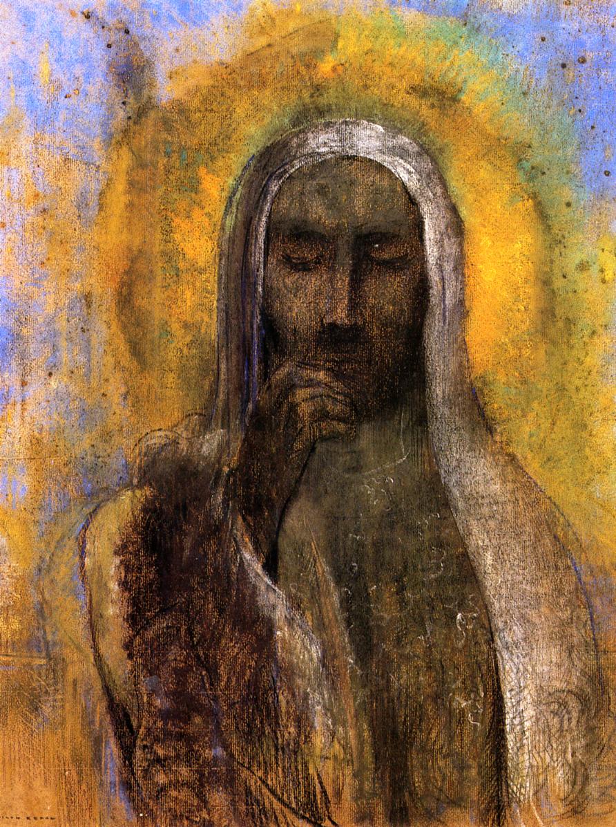 Odilon Redon Christ in Silence 1897 Fine Art Print