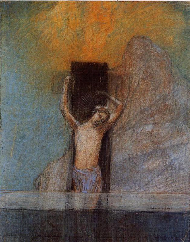 Odilon Redon Christ on the Cross 1897 Fine Art Print