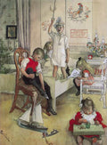 Carl Larsson Christmas Morning 1894 Fine Art Print