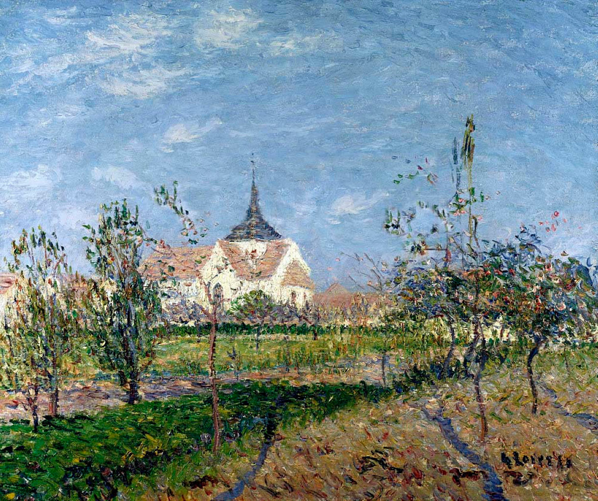 Gustave Loiseau Path near Saint Cyr Vaudreuil 1900 Fine Art Print
