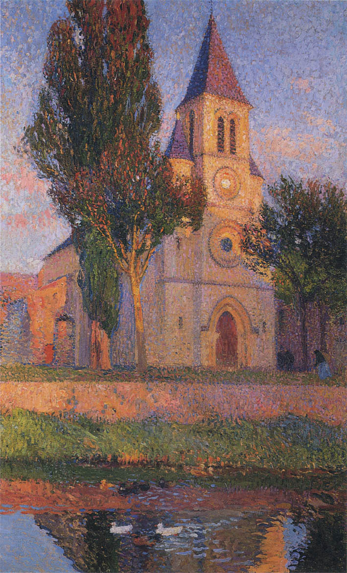 Henri Martin Church in Labastide #2 1920 Fine Art Print