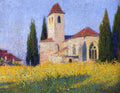 Henri Martin Church in Labastide #3 1920 Fine Art Print