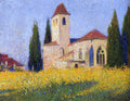Henri Martin Church in Labastide #4 1920 Fine Art Print