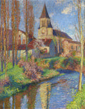 Henri Martin Church in Labastide du Vert #2 1920 Fine Art Print
