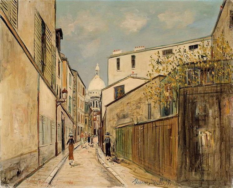 Maurice Utrillo Church of Sacre-Coeur 1937 Fine Art Print