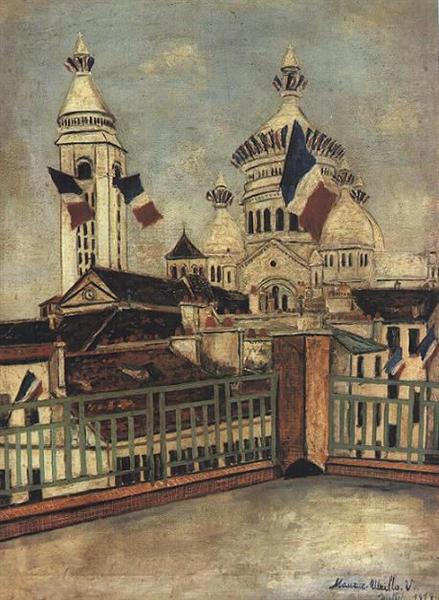 Maurice Utrillo Church Sacre-Couer 1914 Fine Art Print