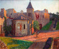 Nikolay Bogdanov Belsky Church View 1930 Fine Art Print